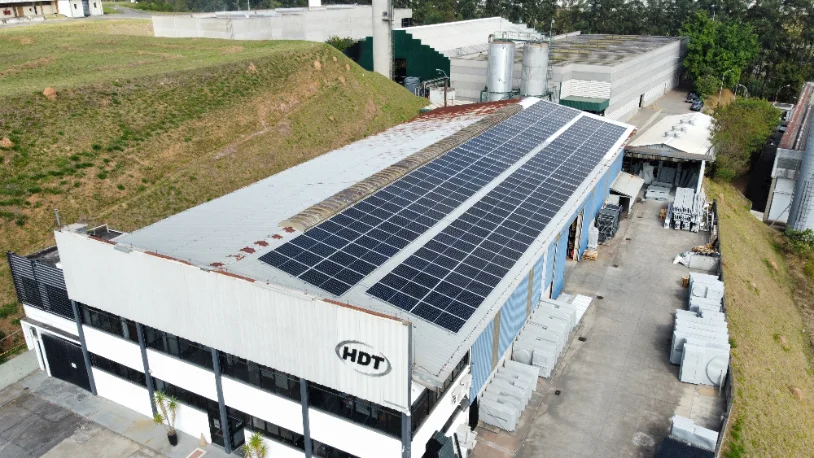 Projeto fotovoltaico industrial em Cajamar-SP